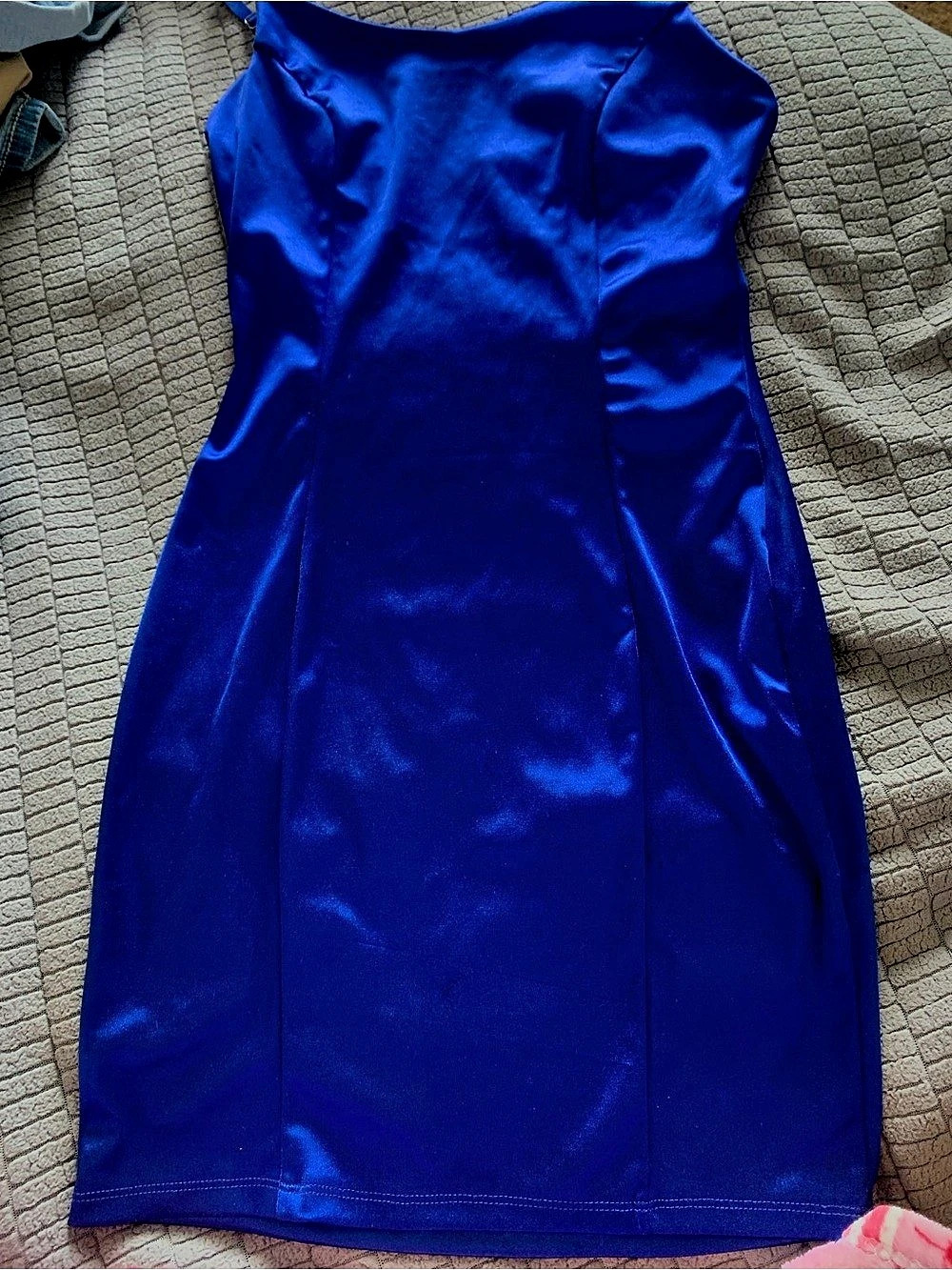 IRIS Blue Mini Dress Size Medium Like New